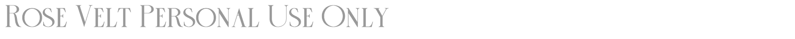 Rose Velt font preview